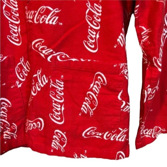 3 for $30! Coca Cola brand pj flannel top - Picture 3 of 11